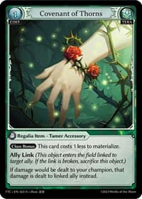Covenant of Thorns - Fractured Crown - Grand Archive TCG card