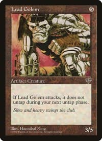 Lead Golem - Mirage - Magic: The Gathering card