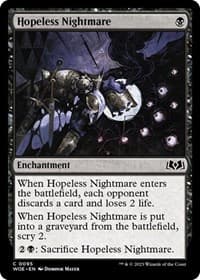 Hopeless Nightmare - Wilds of Eldraine - Magic: The Gathering card