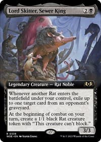 Lord Skitter, Sewer King (Extended Art) - Wilds of Eldraine - Magic: The Gathering card
