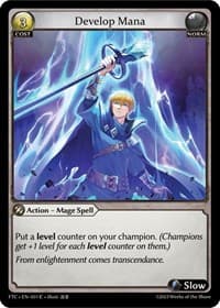 Develop Mana - Fractured Crown - Grand Archive TCG card