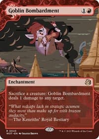 Goblin Bombardment - Wilds of Eldraine: Enchanting Tales - Magic: The Gathering card