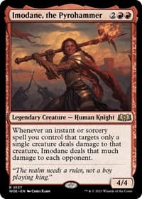 Imodane, the Pyrohammer - Wilds of Eldraine - Magic: The Gathering card