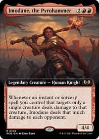 Imodane, the Pyrohammer (Extended Art) - Wilds of Eldraine - Magic: The Gathering card