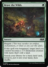 Brave the Wilds - Wilds of Eldraine - Magic: The Gathering card