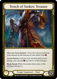 Trench of Sunken Treasure (Golden) - FAB125 - Flesh and Blood: Promo Cards - Flesh and Blood TCG card