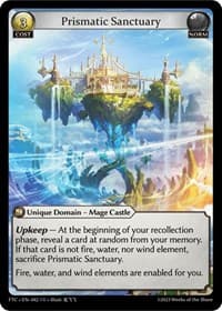 Prismatic Sanctuary - Fractured Crown - Grand Archive TCG card