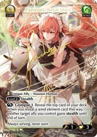 Parcenet, Royal Maid (CSR) - Promotional Cards - Grand Archive TCG card