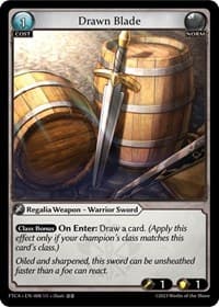 Drawn Blade - Fractured Crown - Grand Archive TCG card