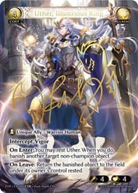Uther, Illustrious King (CSR) - Promotional Cards - Grand Archive TCG card