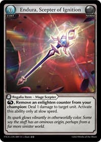 Endura, Scepter of Ignition - Fractured Crown - Grand Archive TCG card