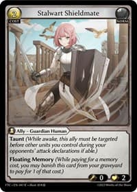 Stalwart Shieldmate - Fractured Crown - Grand Archive TCG card