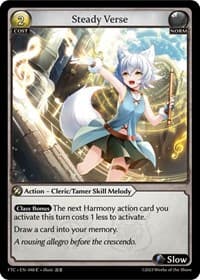 Steady Verse - Fractured Crown - Grand Archive TCG card