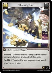 Thieving Cut - Fractured Crown - Grand Archive TCG card