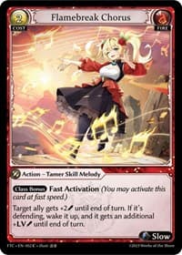 Flamebreak Chorus - Fractured Crown - Grand Archive TCG card