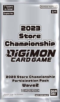 2023 Store Championship Participant Pack Wave 2 - Digimon Promotion Cards - Digimon Card Game card