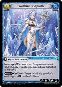 Frostbinder Apostle - Fractured Crown - Grand Archive TCG card