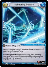 Refracting Missile - Fractured Crown - Grand Archive TCG card