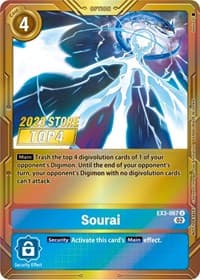 Sourai (2023 Store Top 4) - Draconic Roar - Digimon Card Game card