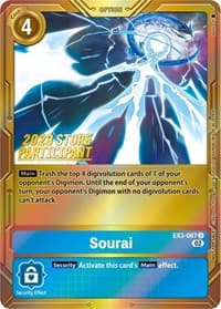 Sourai (2023 Store Participant) - Draconic Roar - Digimon Card Game card