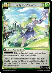 Rally the Peasants - Fractured Crown - Grand Archive TCG card