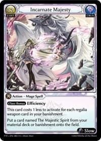 Incarnate Majesty - Fractured Crown - Grand Archive TCG card