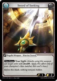 Sword of Seeking - Fractured Crown - Grand Archive TCG card