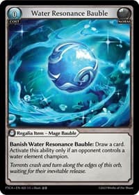 Water Resonance Bauble - Fractured Crown - Grand Archive TCG card