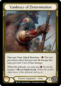Vambrace of Determination (Golden) - FAB127 - Flesh and Blood: Promo Cards - Flesh and Blood TCG card