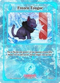 Frozen Tongue - Trials of Ikithia [1st Edition] - Akora TCG card
