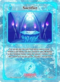 Sacrifice - Trials of Ikithia [1st Edition] - Akora TCG card