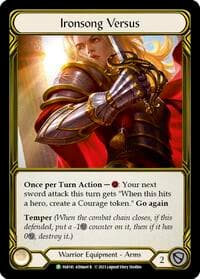 Ironsong Versus (Golden) - FAB141 - Flesh and Blood: Promo Cards - Flesh and Blood TCG card