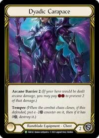 Dyadic Carapace (Golden) - FAB142 - Flesh and Blood: Promo Cards - Flesh and Blood TCG card