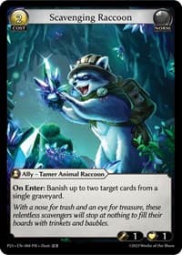 Scavenging Raccoon - Promotional Cards - Grand Archive TCG card