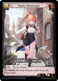 Hasty Messenger - Promotional Cards - Grand Archive TCG card