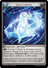 Gate of Alterity - Promotional Cards - Grand Archive TCG card