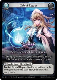 Orb of Regret - Promotional Cards - Grand Archive TCG card