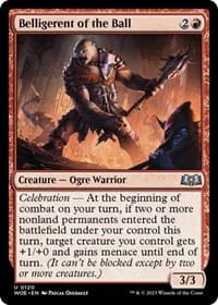 Belligerent of the Ball - Wilds of Eldraine - Magic: The Gathering card