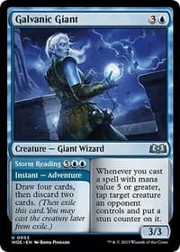 Galvanic Giant - Wilds of Eldraine - Magic: The Gathering card