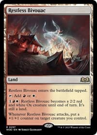 Restless Bivouac - Wilds of Eldraine - Magic: The Gathering card