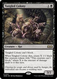 Tangled Colony - Wilds of Eldraine - Magic: The Gathering card