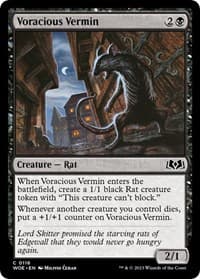Voracious Vermin - Wilds of Eldraine - Magic: The Gathering card