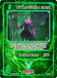 W. Oni-Elzriun - Trials of Ikithia [1st Edition] - Akora TCG card