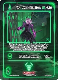 W. Oni-Elzriun (Extended Art) - Trials of Ikithia [1st Edition] - Akora TCG card