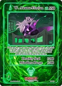 W. Akuma-Elzriun - Trials of Ikithia [1st Edition] - Akora TCG card