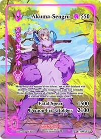 Akuma-Sengru (Full Art) - Trials of Ikithia [1st Edition] - Akora TCG card