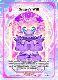 Sengru's Will (Full Art) - Trials of Ikithia [1st Edition] - Akora TCG card