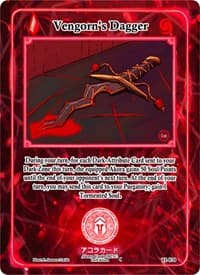 Vengorn's Dagger - Trials of Ikithia [1st Edition] - Akora TCG card