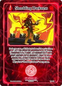 Shredding Darkness - Trials of Ikithia [1st Edition] - Akora TCG card