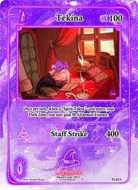 Tekina - Trials of Ikithia [1st Edition] - Akora TCG card